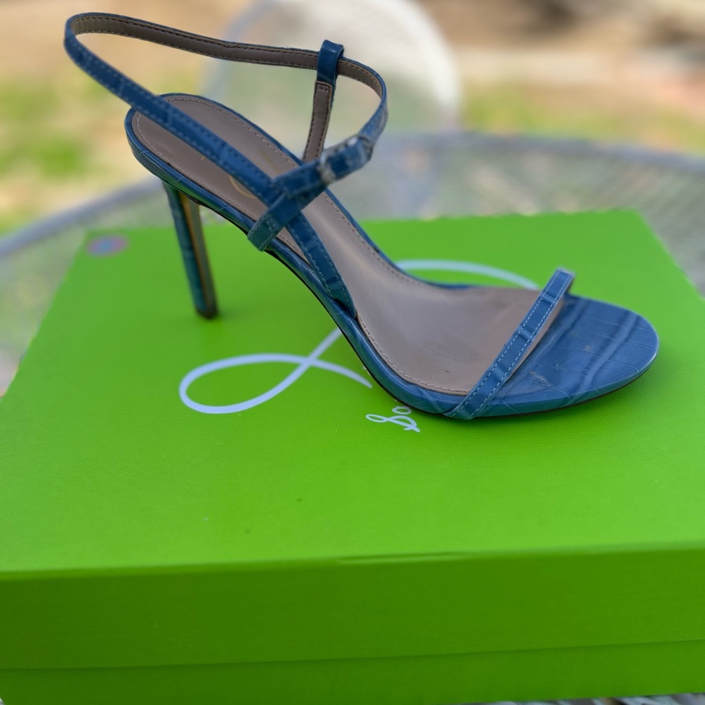 Sam Edelman Blue Strappy Heels